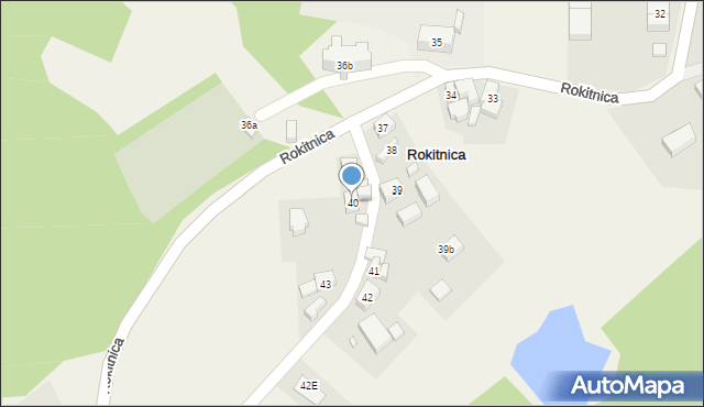 Rokitnica, Rokitnica, 40, mapa Rokitnica