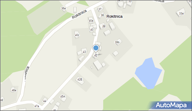 Rokitnica, Rokitnica, 42, mapa Rokitnica