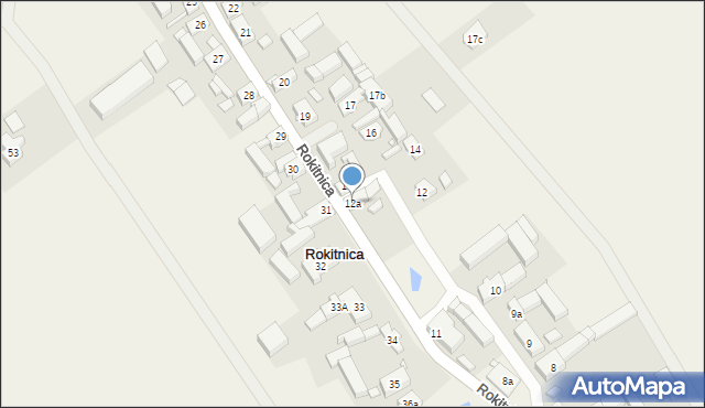 Rokitnica, Rokitnica, 12a, mapa Rokitnica