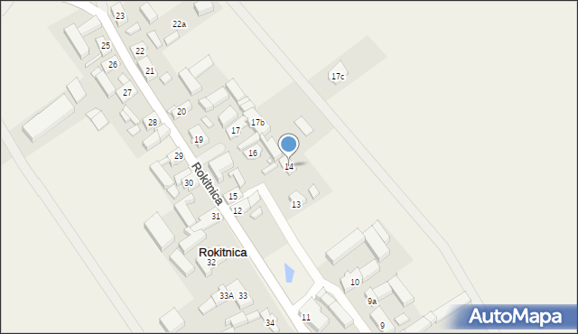 Rokitnica, Rokitnica, 14, mapa Rokitnica