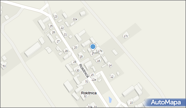 Rokitnica, Rokitnica, 17, mapa Rokitnica