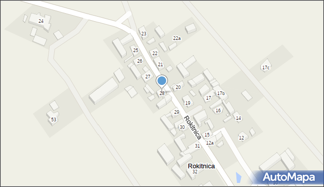 Rokitnica, Rokitnica, 28, mapa Rokitnica