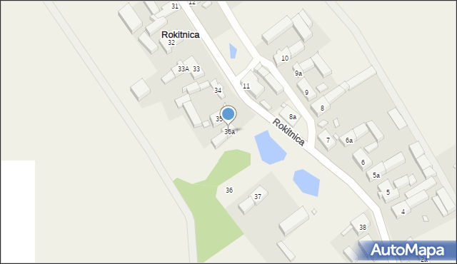 Rokitnica, Rokitnica, 36a, mapa Rokitnica