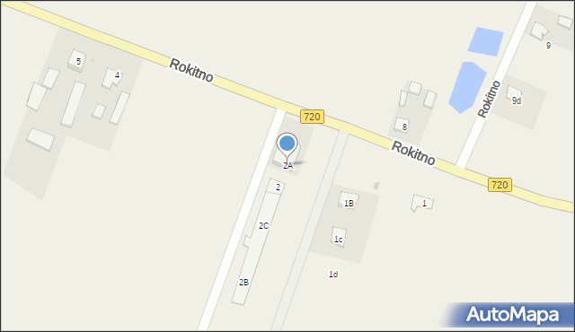 Rokitno, Rokitno, 2A, mapa Rokitno