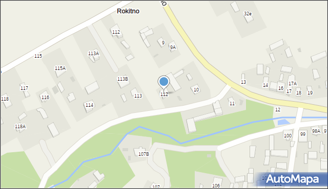 Rokitno, Rokitno, 112, mapa Rokitno