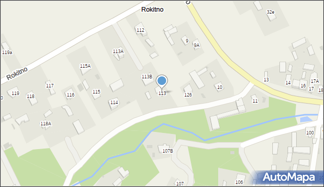 Rokitno, Rokitno, 113, mapa Rokitno