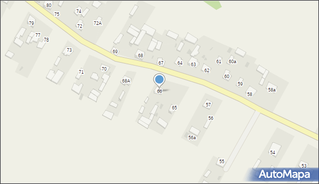Rokitno, Rokitno, 66, mapa Rokitno