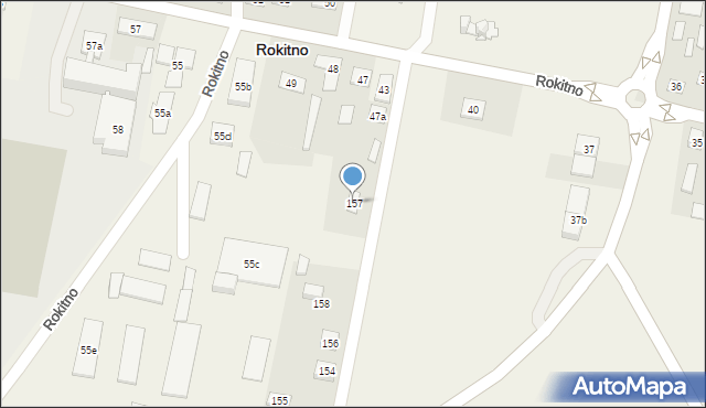 Rokitno, Rokitno, 157, mapa Rokitno