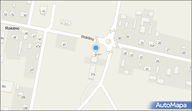 Rokitno, Rokitno, 37, mapa Rokitno