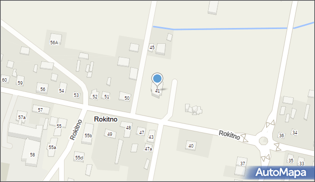 Rokitno, Rokitno, 41, mapa Rokitno