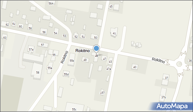 Rokitno, Rokitno, 48, mapa Rokitno