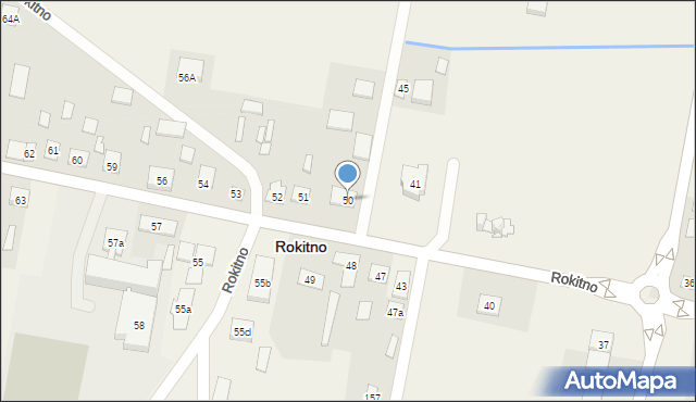 Rokitno, Rokitno, 50, mapa Rokitno