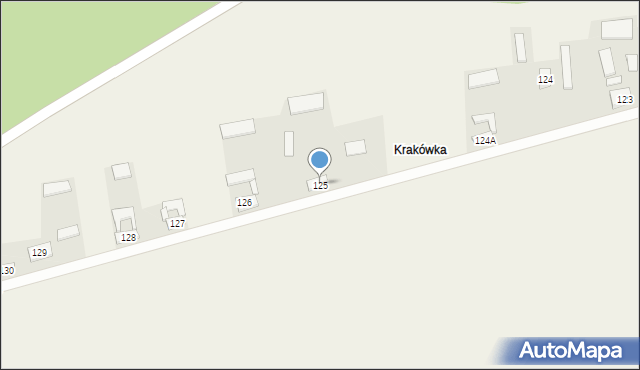 Rokitno, Rokitno, 125, mapa Rokitno