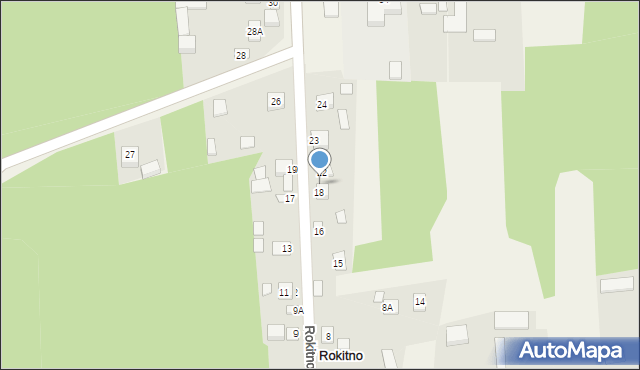 Rokitno, Rokitno, 21, mapa Rokitno