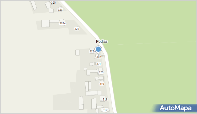 Rokitno, Rokitno, 322, mapa Rokitno