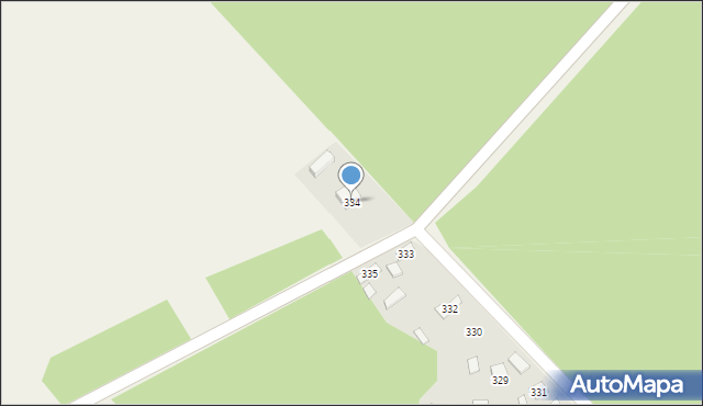 Rokitno, Rokitno, 334, mapa Rokitno