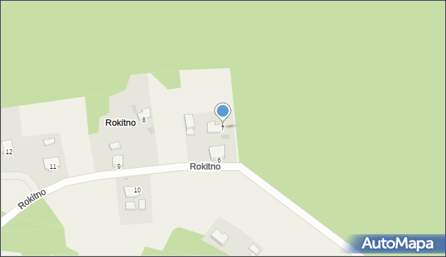 Rokitno, Rokitno, 7, mapa Rokitno