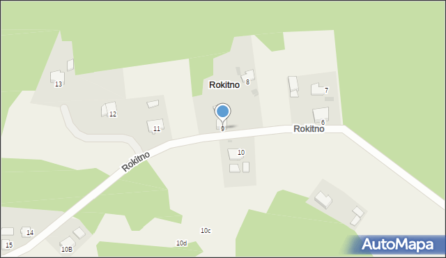 Rokitno, Rokitno, 9, mapa Rokitno