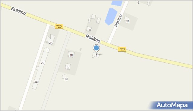 Rokitno-Majątek, Rokitno-Majątek, 1, mapa Rokitno-Majątek