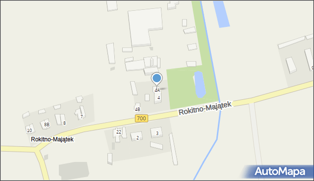 Rokitno-Majątek, Rokitno-Majątek, 4A, mapa Rokitno-Majątek