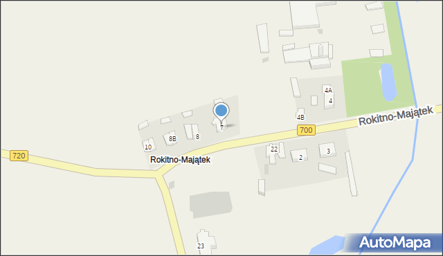 Rokitno-Majątek, Rokitno-Majątek, 7, mapa Rokitno-Majątek