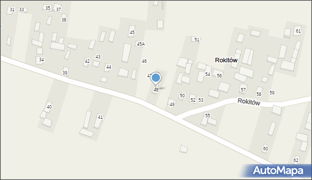 Rokitów, Rokitów, 48, mapa Rokitów