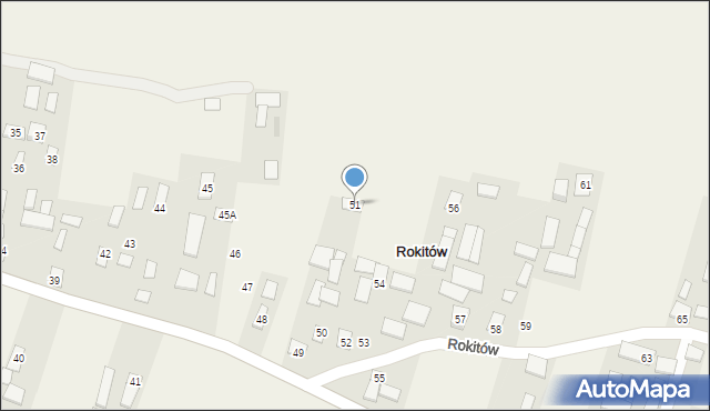 Rokitów, Rokitów, 51, mapa Rokitów