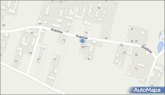 Rokitów, Rokitów, 79, mapa Rokitów