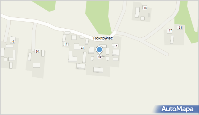 Rokitowiec, Rokitowiec, 14, mapa Rokitowiec