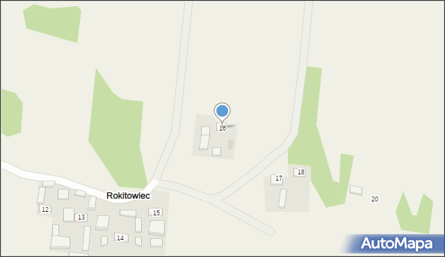 Rokitowiec, Rokitowiec, 16, mapa Rokitowiec