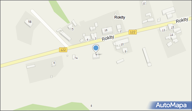 Rokity, Rokity, 7, mapa Rokity