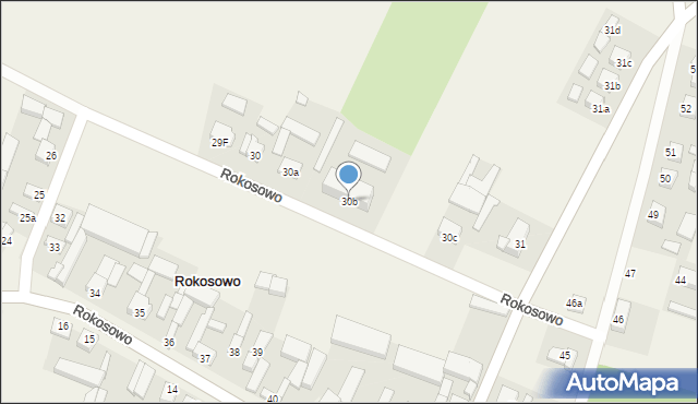 Rokosowo, Rokosowo, 30b, mapa Rokosowo