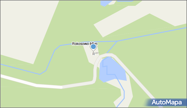 Rokosowo, Rokosowo, 32, mapa Rokosowo