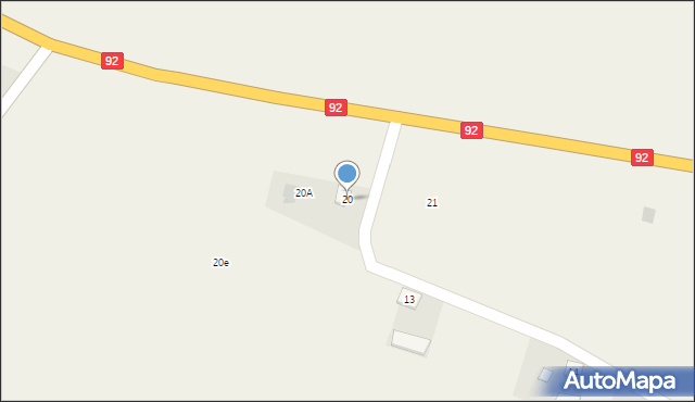 Rokosz, Rokosz, 20, mapa Rokosz