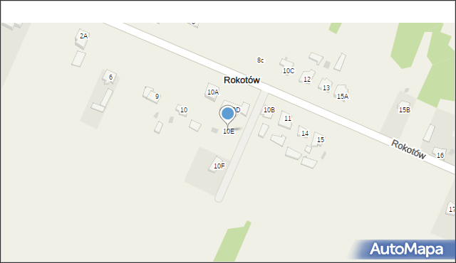 Rokotów, Rokotów, 10E, mapa Rokotów