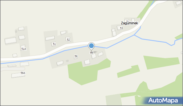 Rokszyce, Rokszyce, 55, mapa Rokszyce