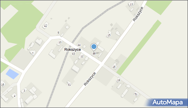 Rokszyce, Rokszyce, 46, mapa Rokszyce