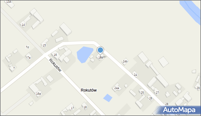 Rokutów, Rokutów, 16b, mapa Rokutów