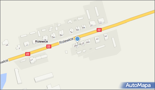 Rolewice, Rolewice, 16B, mapa Rolewice