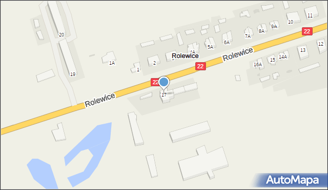 Rolewice, Rolewice, 17, mapa Rolewice