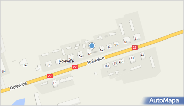 Rolewice, Rolewice, 6B, mapa Rolewice