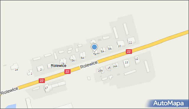 Rolewice, Rolewice, 7A, mapa Rolewice