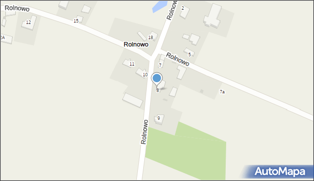 Rolnowo, Rolnowo, 8, mapa Rolnowo