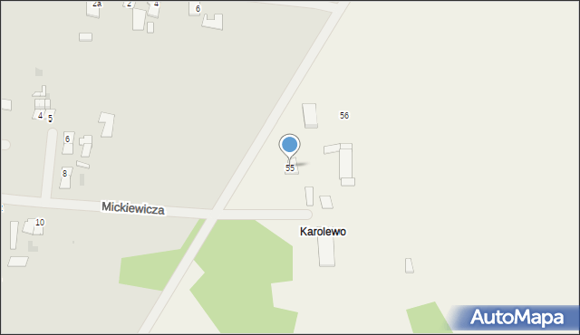 Romankowo, Romankowo, 55, mapa Romankowo