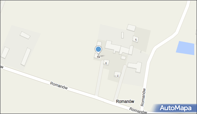 Romanów, Romanów, 6a, mapa Romanów