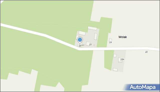 Romanów, Romanów, 20, mapa Romanów