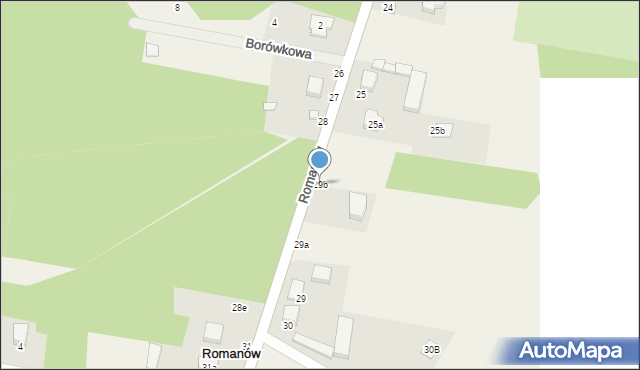 Romanów, Romanów, 29b, mapa Romanów