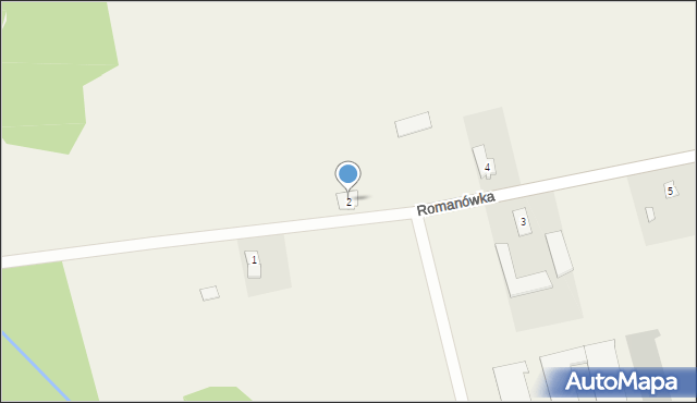 Romanówka, Romanówka, 2, mapa Romanówka