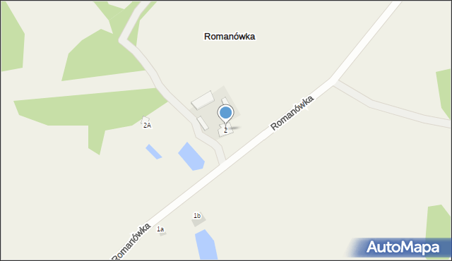 Romanówka, Romanówka, 2, mapa Romanówka