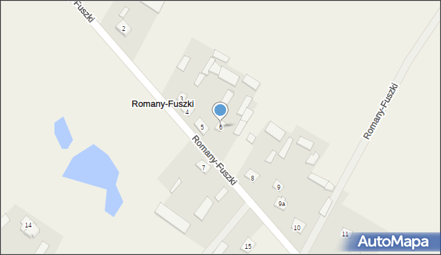 Romany-Fuszki, Romany-Fuszki, 6, mapa Romany-Fuszki